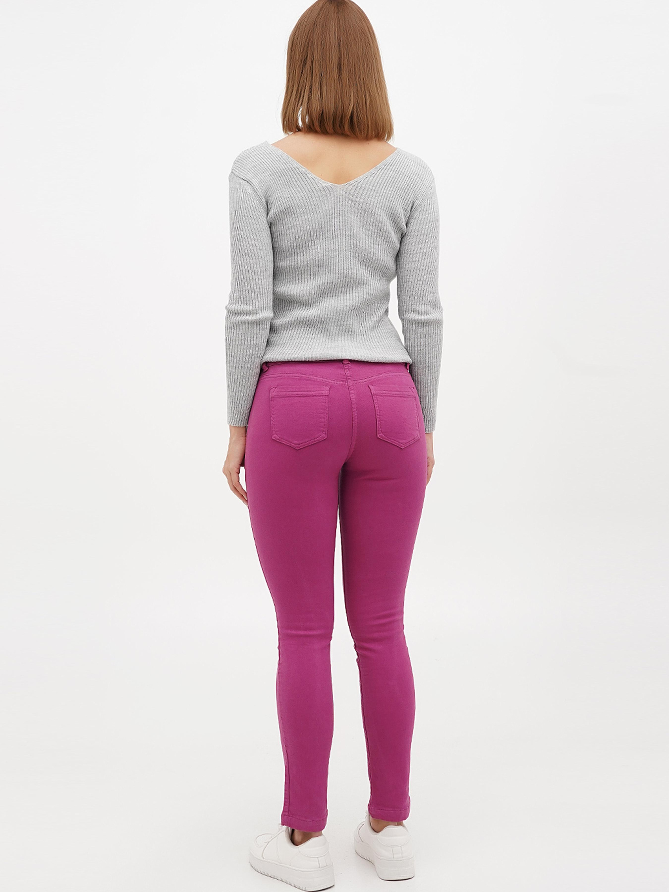 Скіні джинси Sassofono модель A271-SF-2532_малиновый Фото