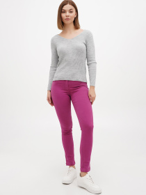 Скіні джинси Sassofono модель A271-SF-2532_малиновый Скіні джинси Sassofono модель A271-SF-2532_малиновый Фото