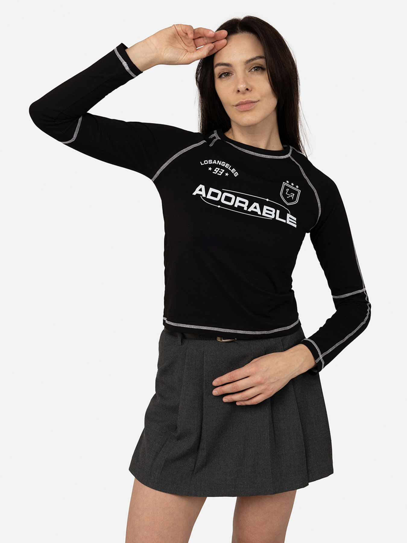 Лонгслив YUKI модель ЦБ-00267751 Лонгслив YUKI модель ЦБ-00267751 Фото