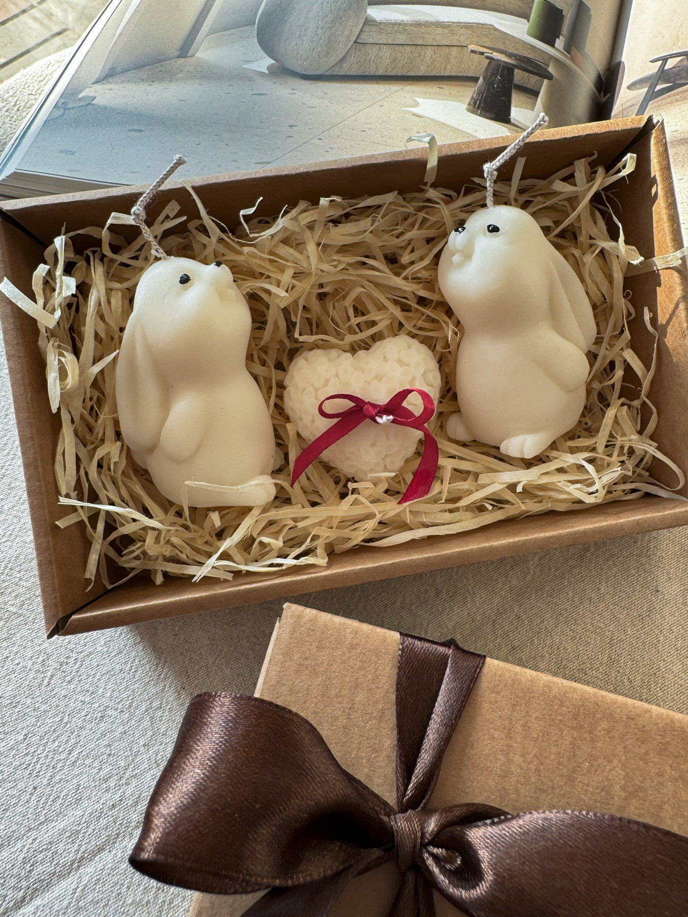 Набор ароматических свечей "Весенняя нежность" из натурального оливкового воска Candle Design модель 200.0090 Фото