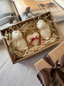 Набор ароматических свечей "Весенняя нежность" из натурального оливкового воска Candle Design модель 200.0090 Фото