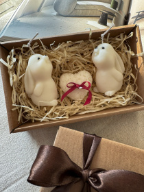 Набор ароматических свечей "Весенняя нежность" из натурального оливкового воска Candle Design модель 200.0090 Фото