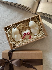 Набор ароматических свечей "Весенняя нежность" из натурального оливкового воска Candle Design модель 200.0090 Фото