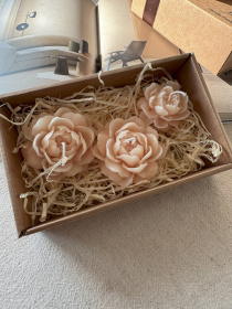 Набор ароматических свечей "Вечер в жасминовом саду", из натурального оливкового воска Candle Design модель 200.0006 Фото