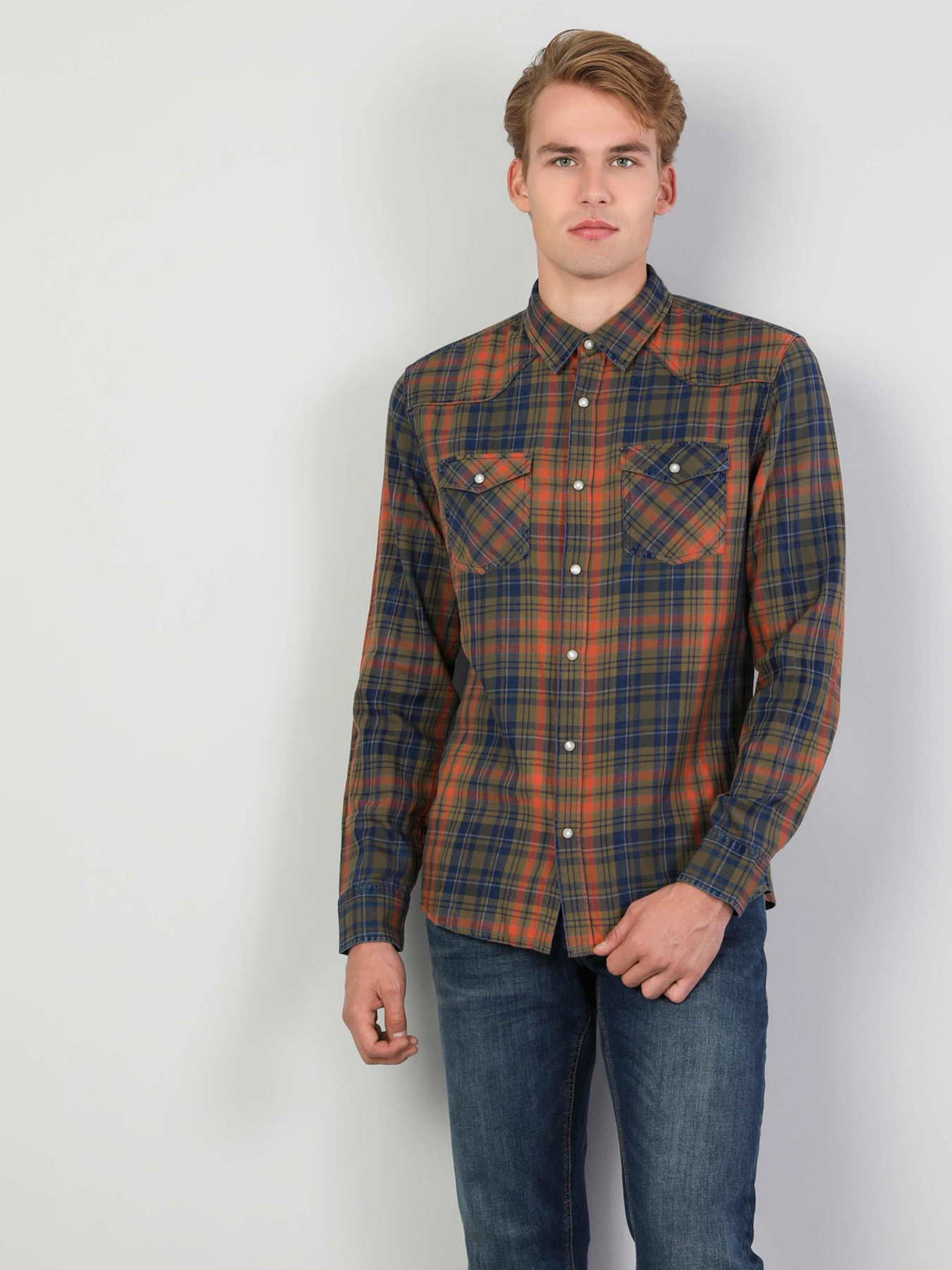 Рубашки Colin’s модель CL1047335_Q1.V1_KHA Фото