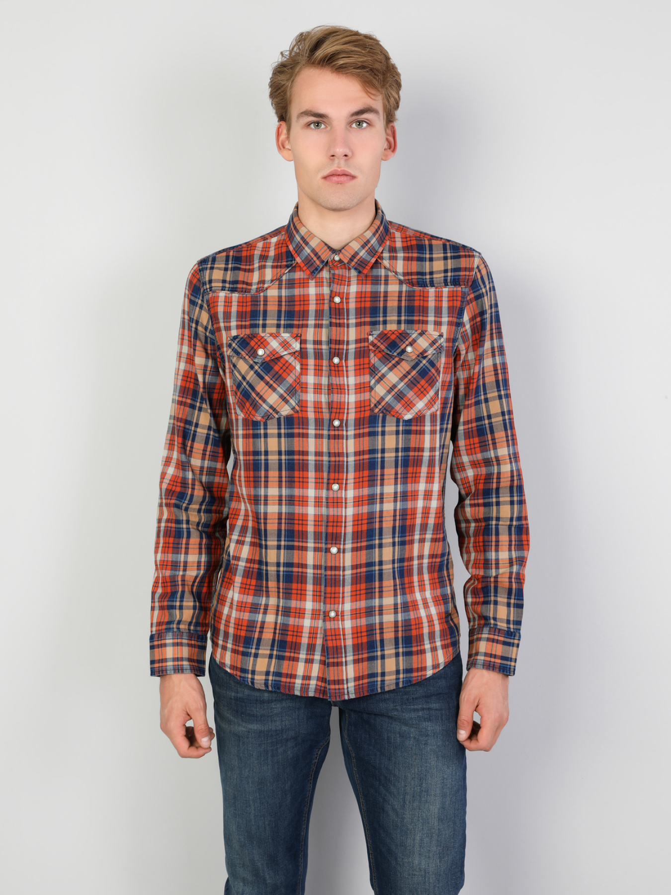 Рубашки Colin’s модель CL1047335_Q1.V1_ORA Фото