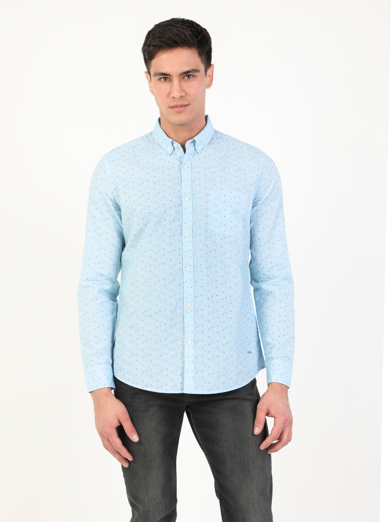 Рубашки Colin’s модель CL1047465_Q1.V1_BLE Фото