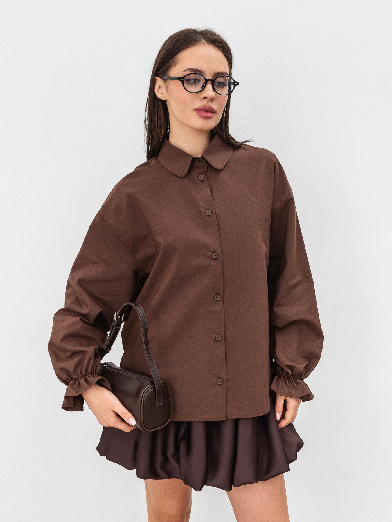 Рубашка повседневная Romashka Шарлотка модель 201026305061 Рубашка повседневная Romashka Шарлотка модель 201026305061 Фото