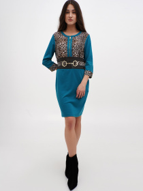 Сукня міні Sassofono модель A271-SC-1232_зеленый Фото