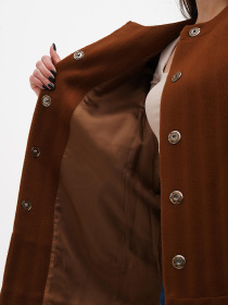 Пальто Sassofono модель A271-SF-3354_светло_коричневый Пальто Sassofono модель A271-SF-3354_светло_коричневый Фото