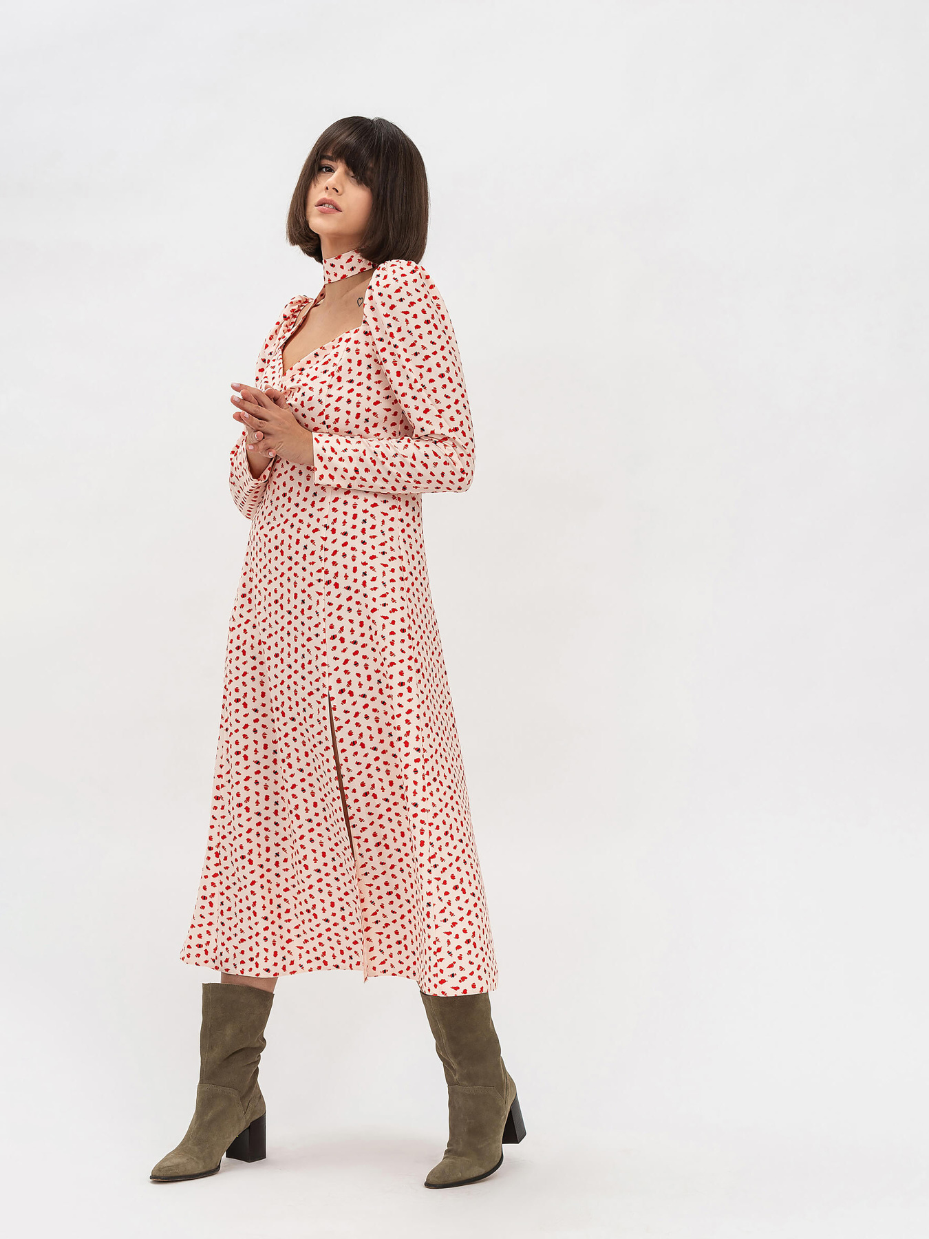 Платья Lesia модель BeigeAristaWMNSDRSSLS Фото