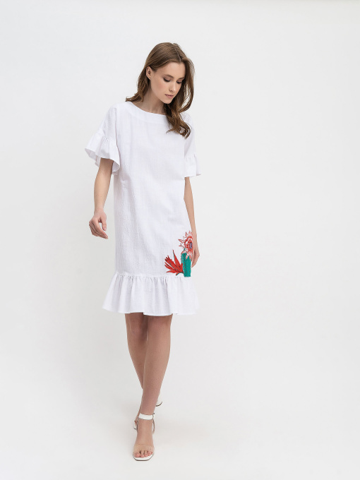 Сукні Lesia модель WhiteDeisyWMNSDRSSLS Фото