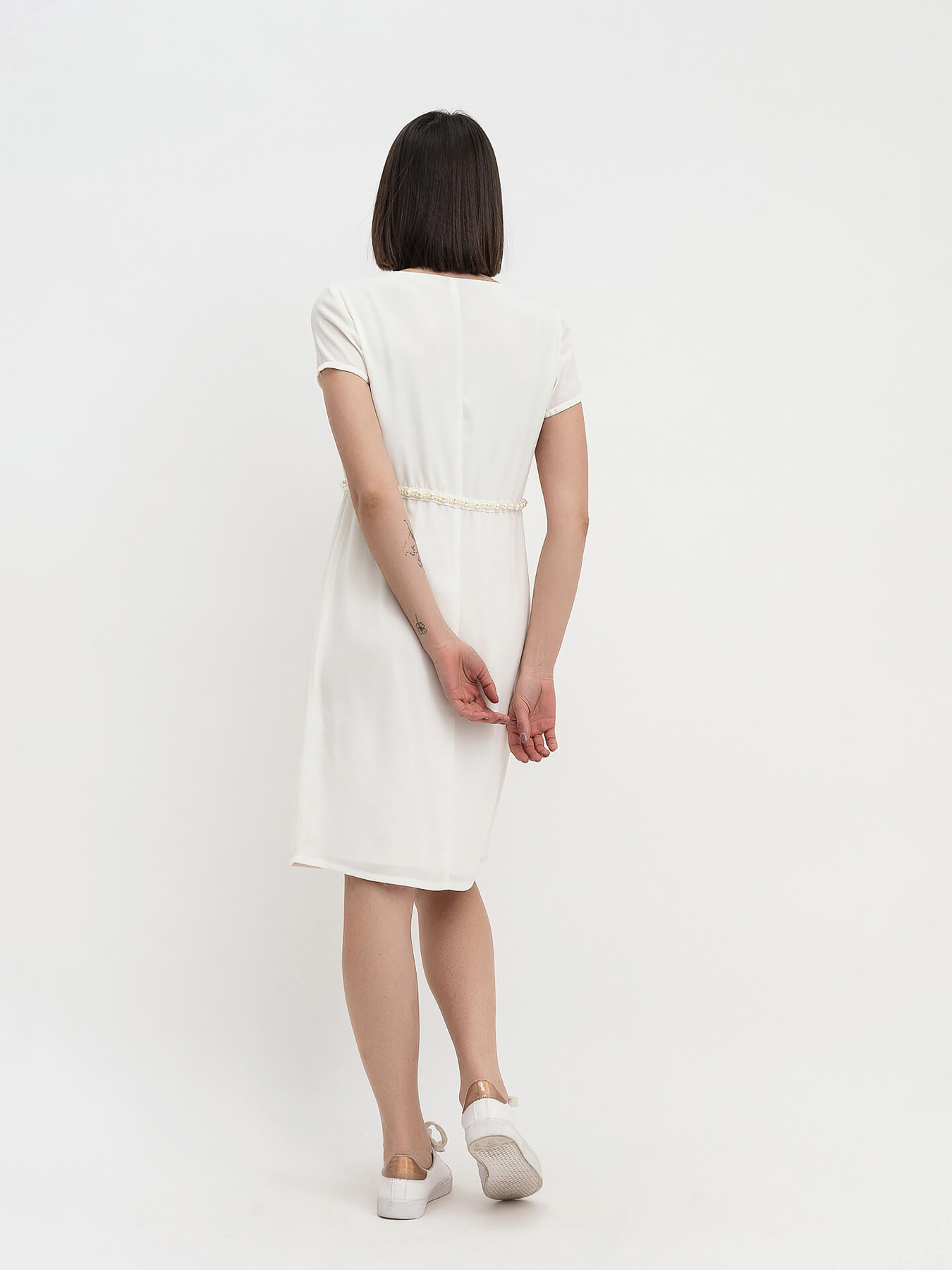 Платья Lesia модель MilkSateniWMNSDRSSLS Фото