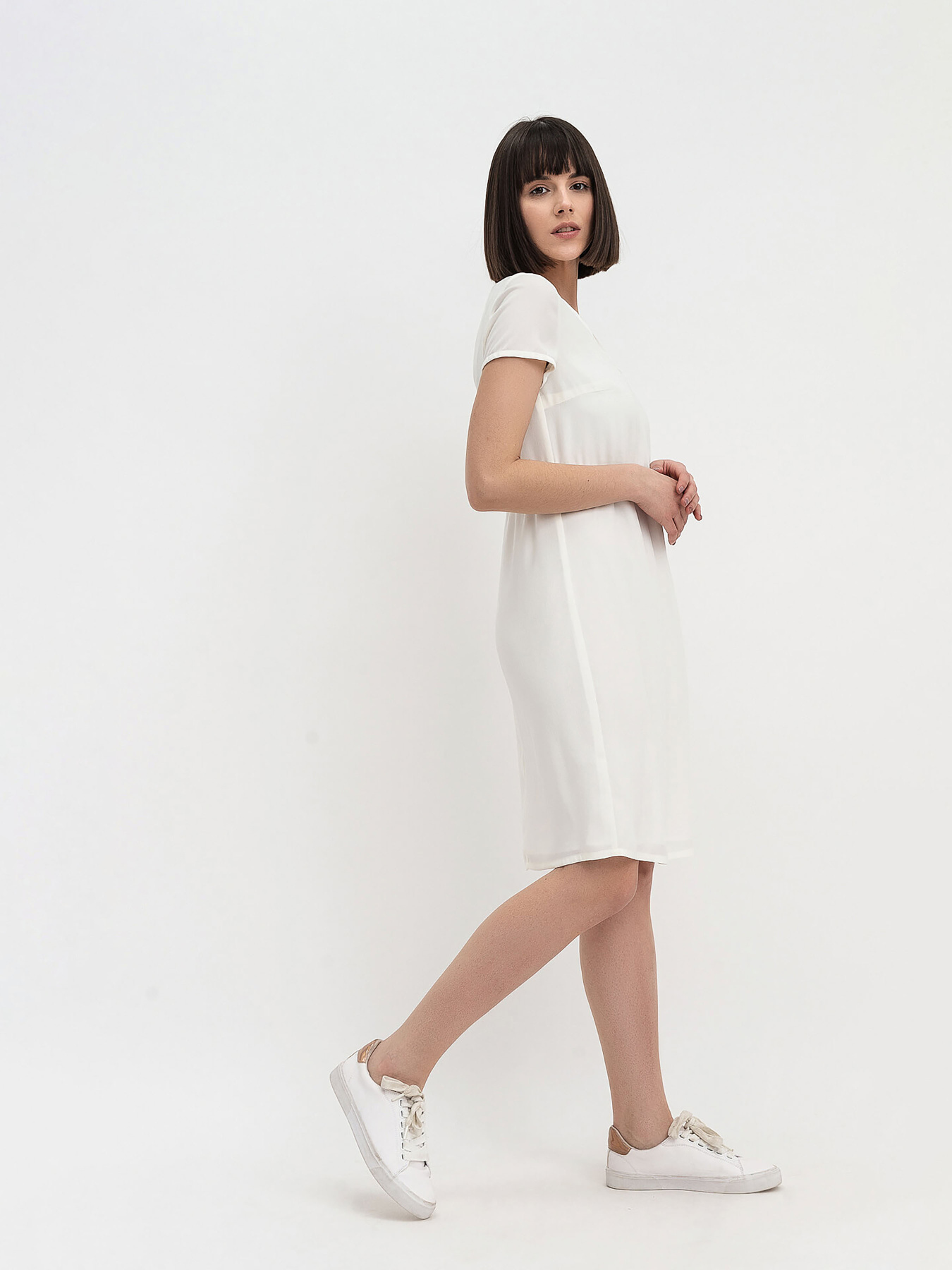 Платья Lesia модель MilkSateniWMNSDRSSLS Фото