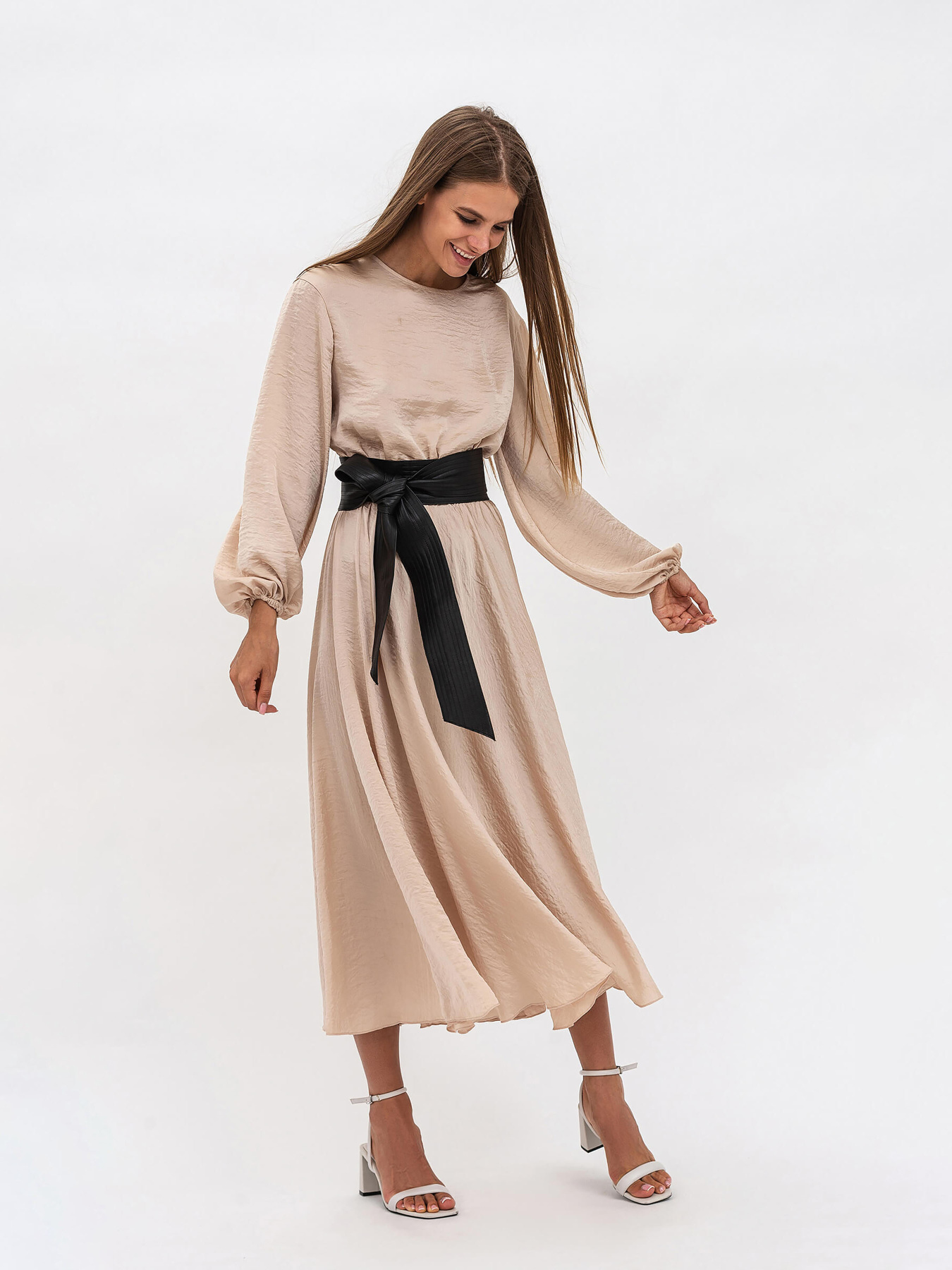 Сукні Lesia модель BeigeArneWMNSDRSSLS Фото