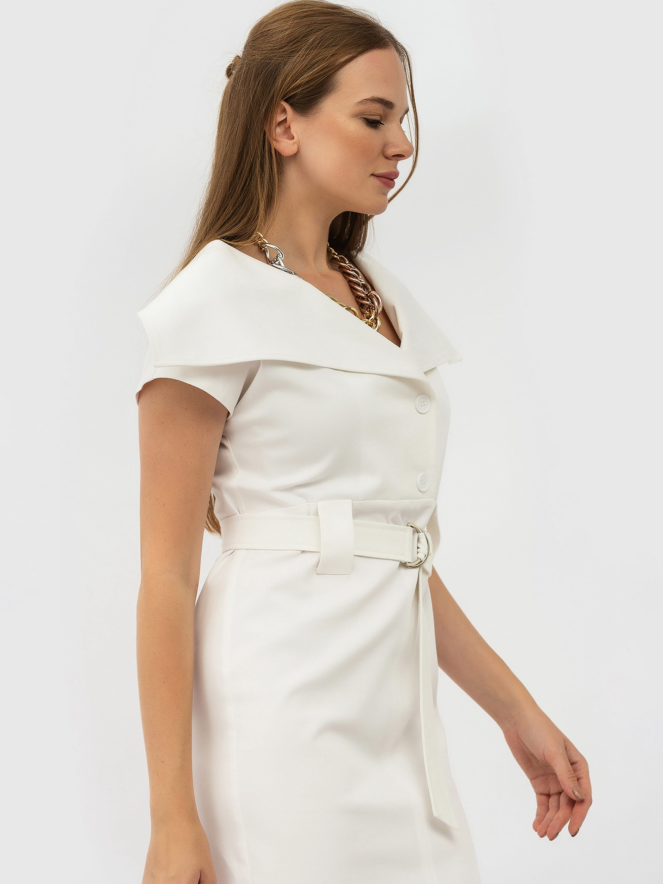 Платья Lesia модель WhiteRoberiWMNSDRSSLS Фото