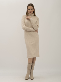 Платья Lesia модель Kaina02BeigeWMNSDRSSLS Фото