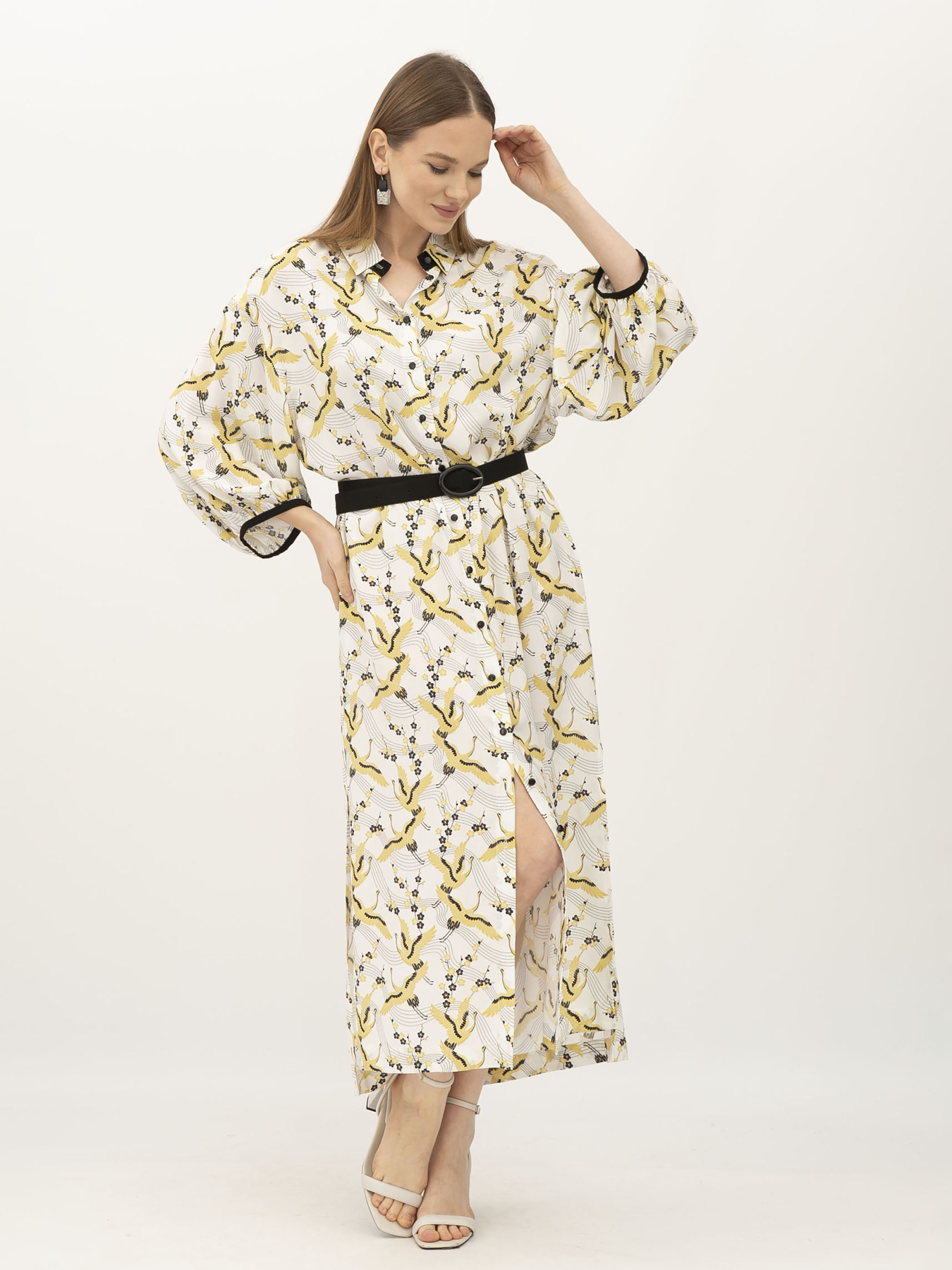 Платья Lesia модель KiruneMustardWMNSDRSSLS Фото