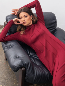 Сукні Lesia модель TiariBordoWMNSDRSSLS Сукні Lesia модель TiariBordoWMNSDRSSLS Фото