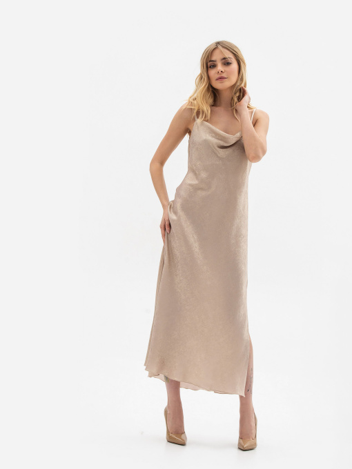 Платья Lesia модель Grayan3008GoldWMNSDRSSLS Фото