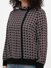 Блуза Sassofono модель A271-SC-3508_черный_бежевый Фото