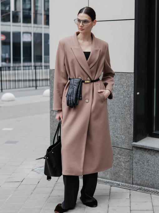 Пальто Jadone Fashion Модель Palto_Rein_chokolad Фото