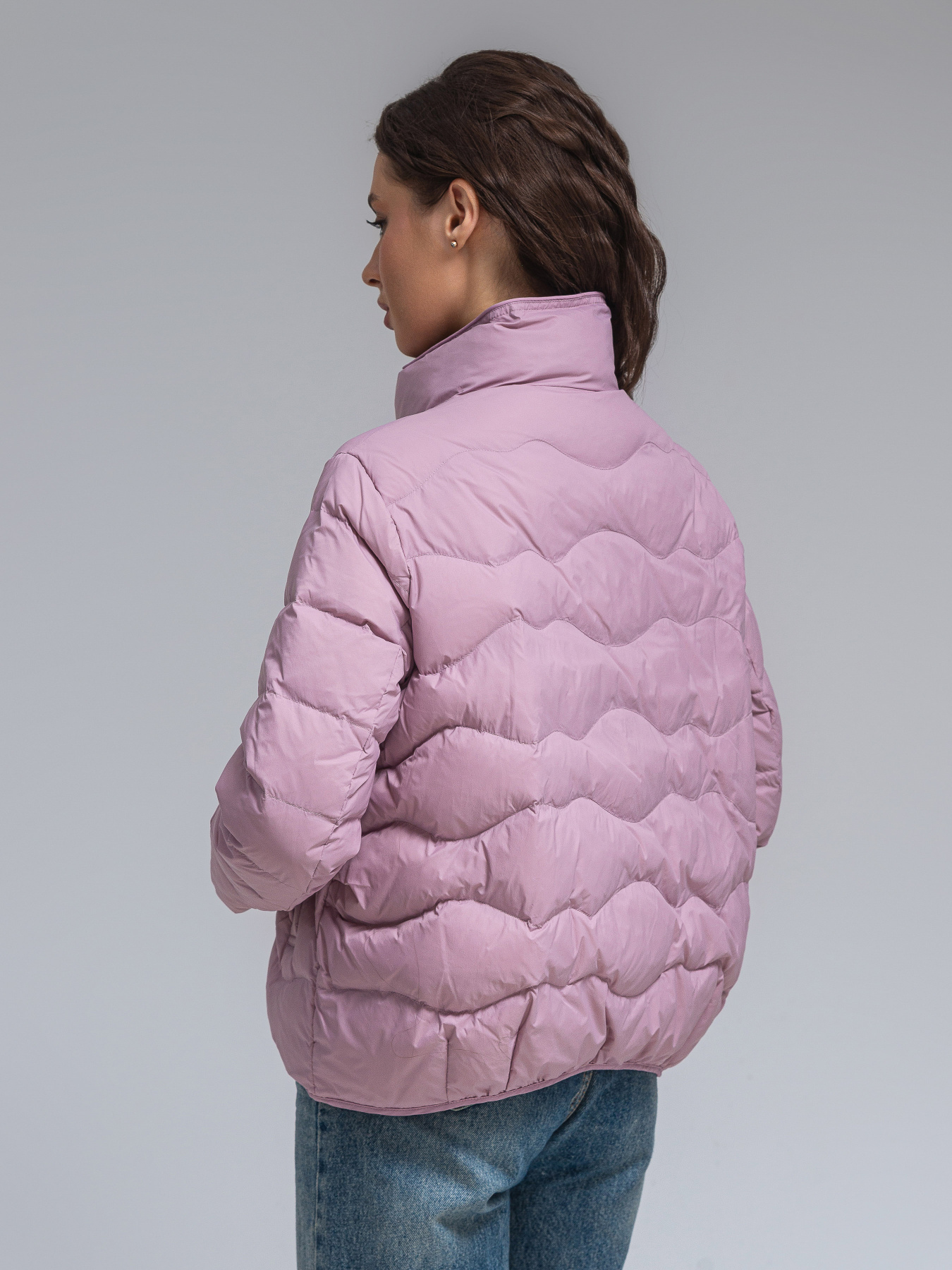 Демисезонная куртка VIVA WEAR модель 82403-pink Фото