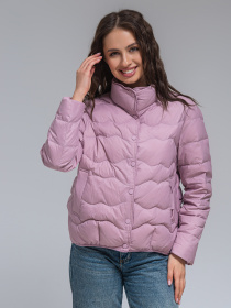 Демисезонная куртка VIVA WEAR модель 82403-pink Фото