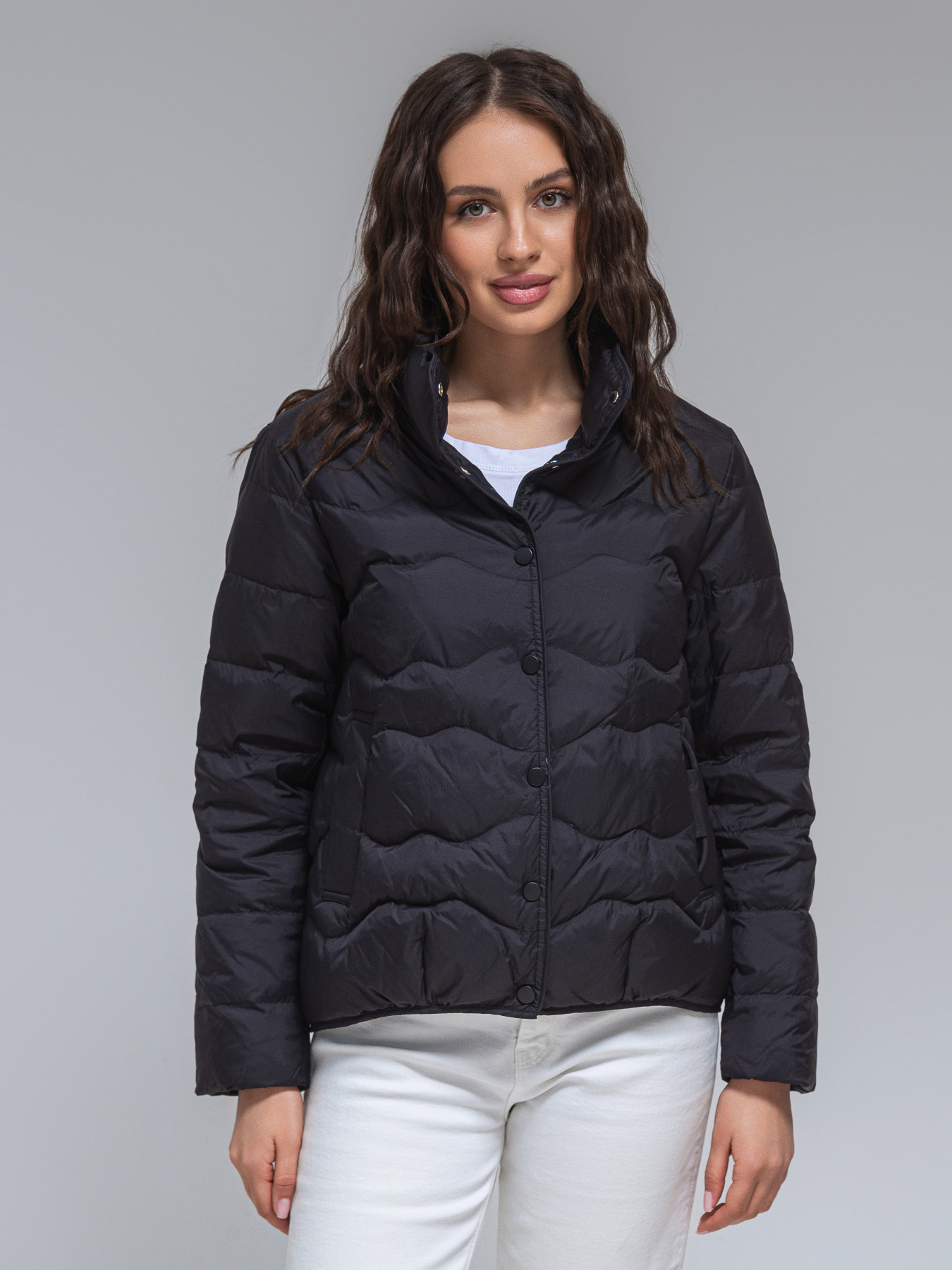 Демісезонна куртка VIVA WEAR модель 82403-black Фото