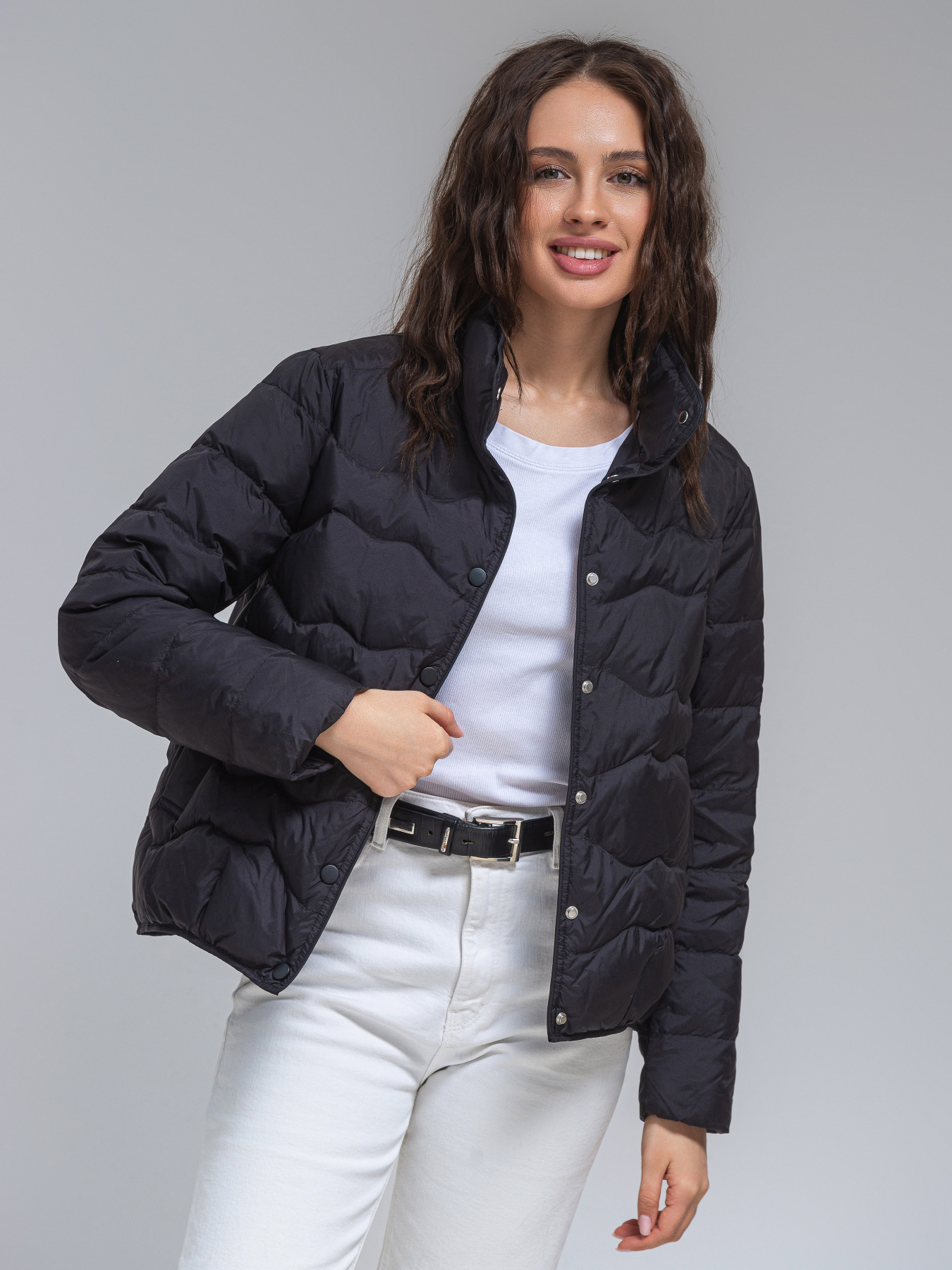 Демісезонна куртка VIVA WEAR модель 82403-black Фото