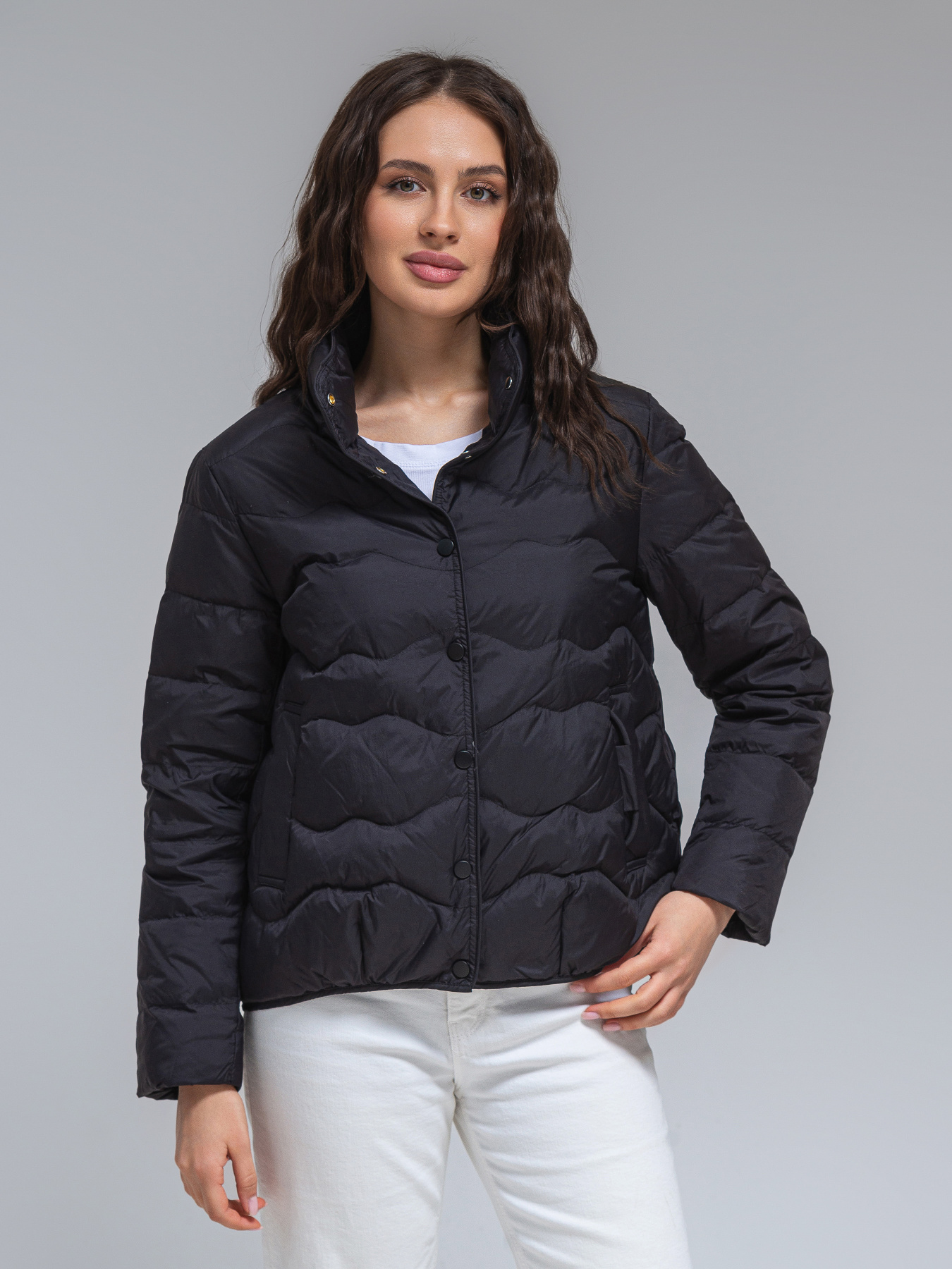 Демісезонна куртка VIVA WEAR модель 82403-black Фото