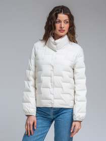 Демисезонная куртка VIVA WEAR модель 24-milk Фото