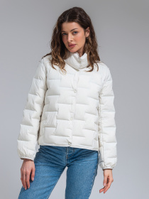 Демисезонная куртка VIVA WEAR модель 24-milk Фото