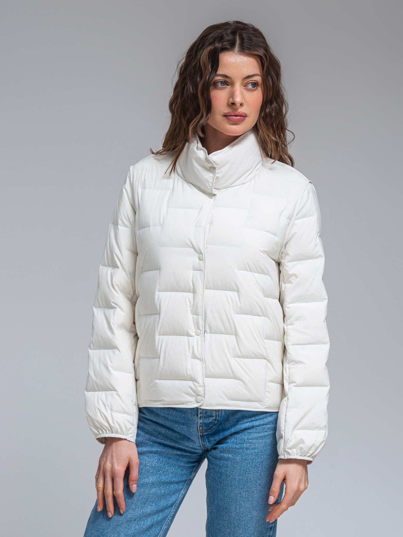 Демісезонна куртка VIVA WEAR модель 24-milk Фото