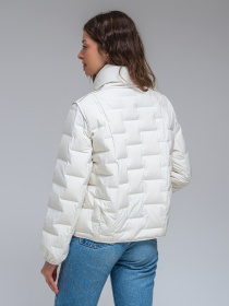 Демісезонна куртка VIVA WEAR модель 24-milk Фото