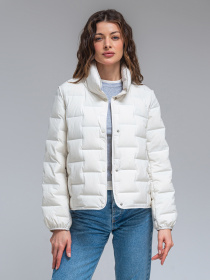 Демісезонна куртка VIVA WEAR модель 24-milk Фото