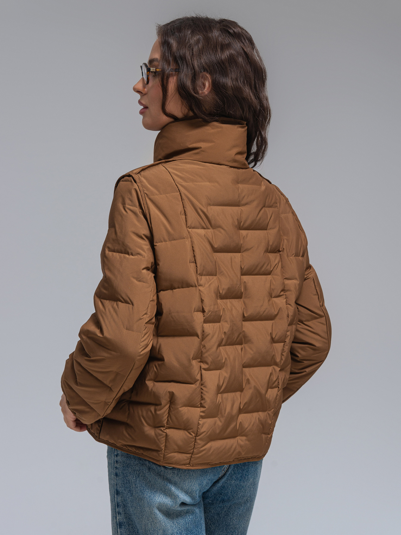 Демисезонная куртка VIVA WEAR модель 24-brown Фото