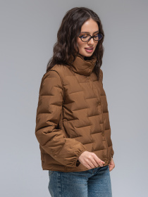 Демисезонная куртка VIVA WEAR модель 24-brown Фото