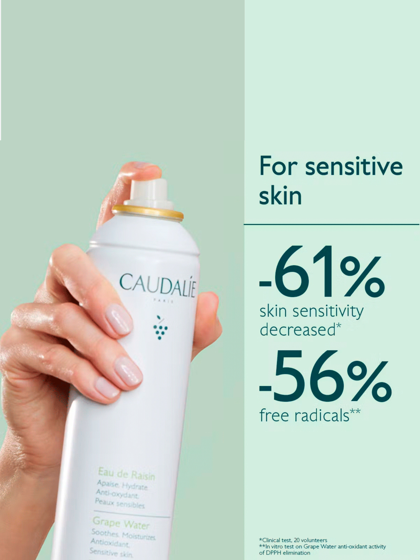 Увлажняющая виноградная вода для лица CAUDALIE модель 394 Фото