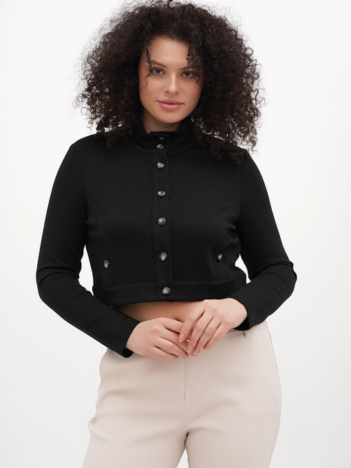 Кардиган Sassofono модель A271-SF-1293_черный Фото