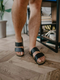 Шлепанцы Grubin модель gr-59405_black Фото