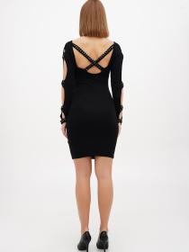 Туника Sassofono модель A271-SC-1484_черный Фото