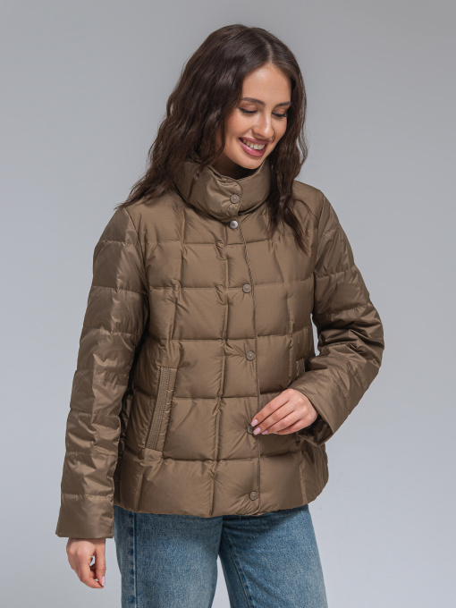 Демисезонная куртка VIVA WEAR модель 6537-brown Фото