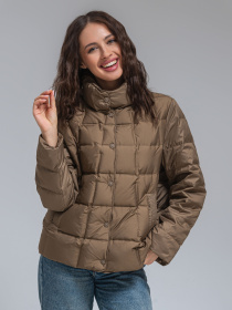 Демисезонная куртка VIVA WEAR модель 6537-brown Фото