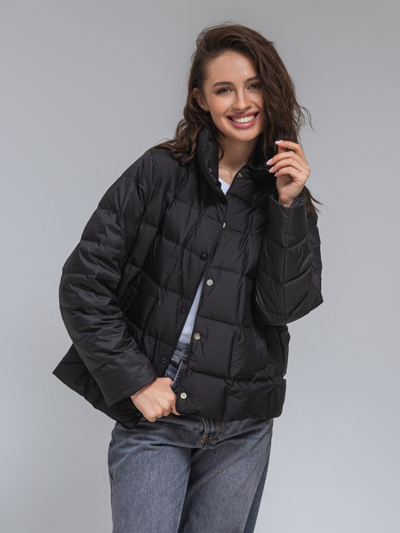 Демісезонна куртка VIVA WEAR модель 6537-black Фото