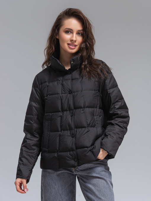 Демісезонна куртка VIVA WEAR модель 6537-black Фото