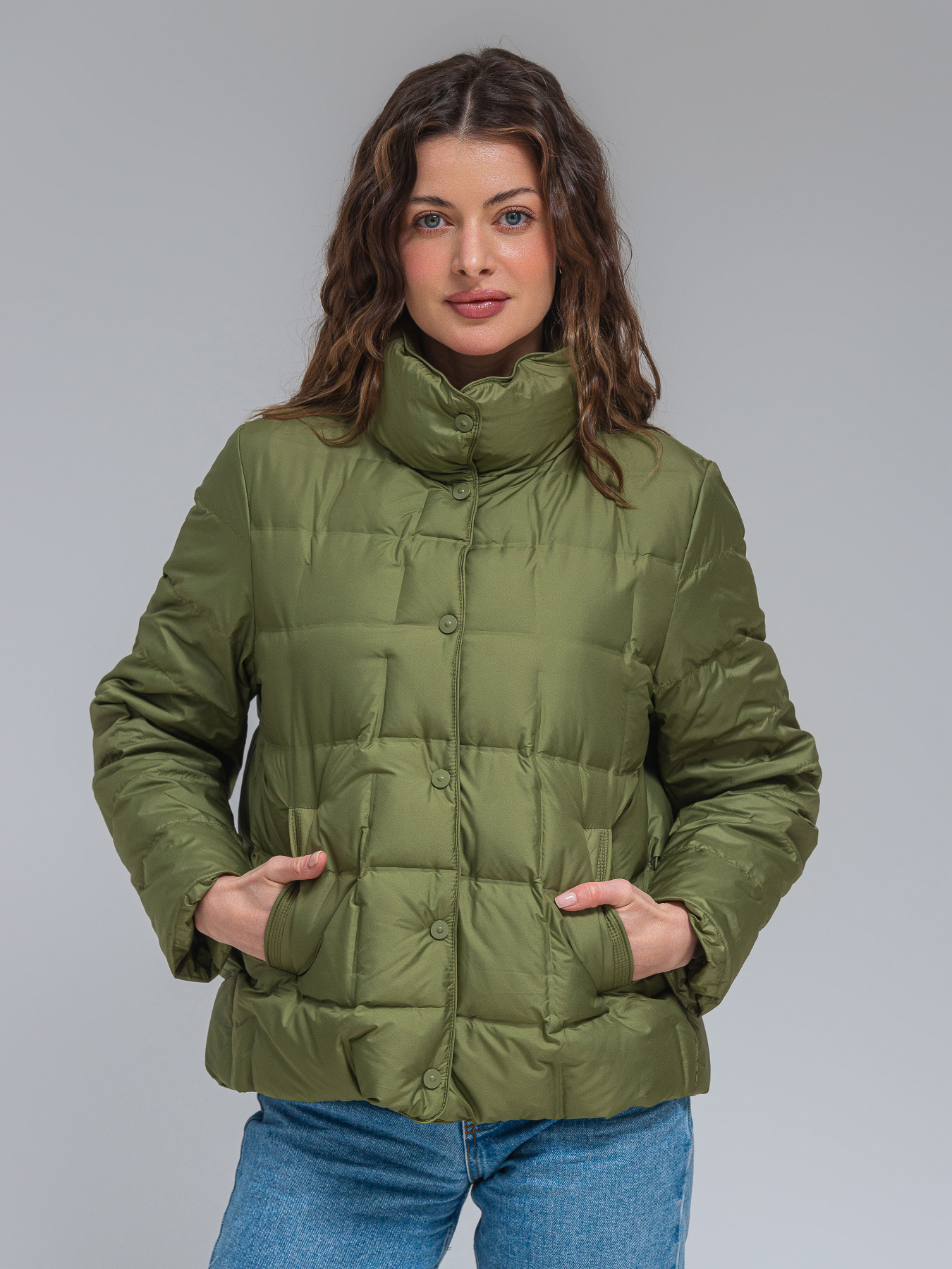 Демісезонна куртка VIVA WEAR модель 6537-green Фото