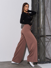 Штаны спортивные ISSA Plus модель 15045_коричневый Фото