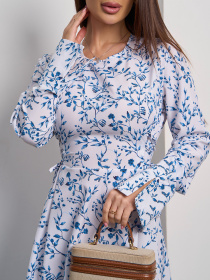 Платье макси ISSA Plus модель SA-588_мультиколор Фото