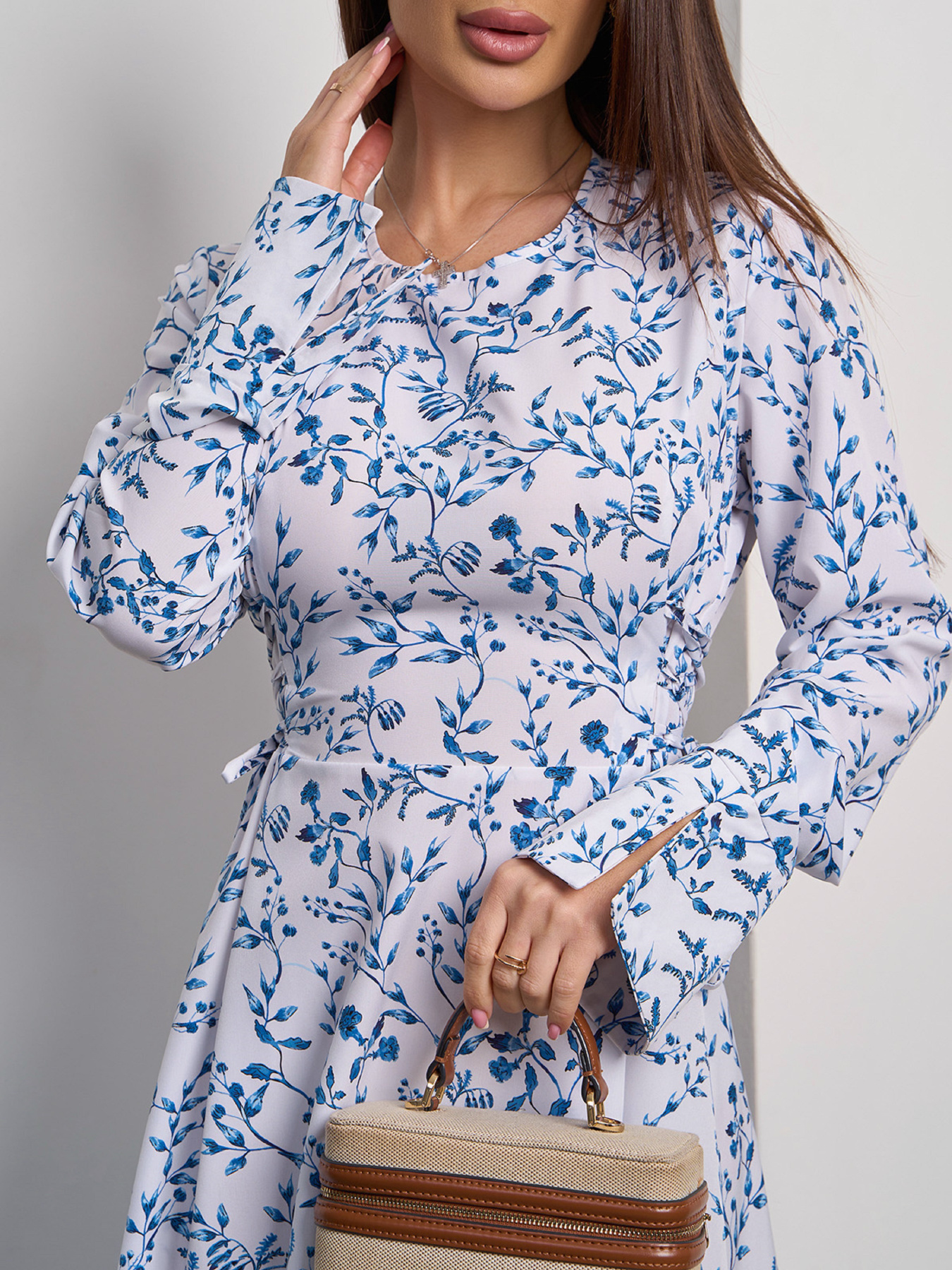 Платье макси ISSA Plus модель SA-588_мультиколор Фото